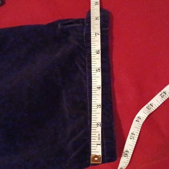 💫Corduroy Black Cropped Pants - Picture 9 of 10